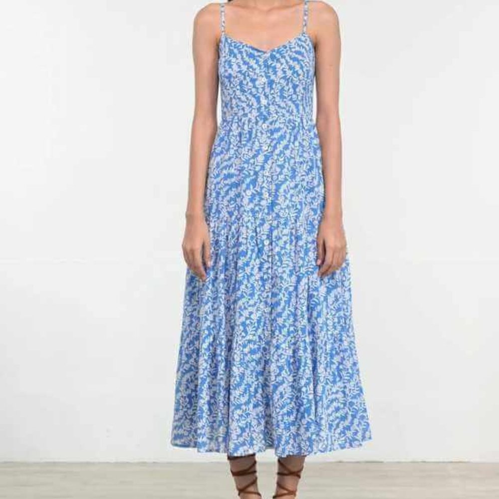 Banjanan - Beryl dress in Shadow Bloom Marina